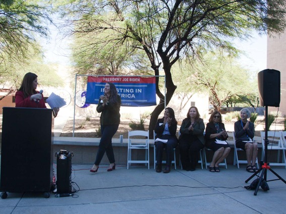 Regional and local leaders came to celebrate the kick off event for the new University of Arizona Western Environmental Science Technical Assistance Center for Environmental Justice (WEST EJC) at the Pima County Abrams Public Health Center